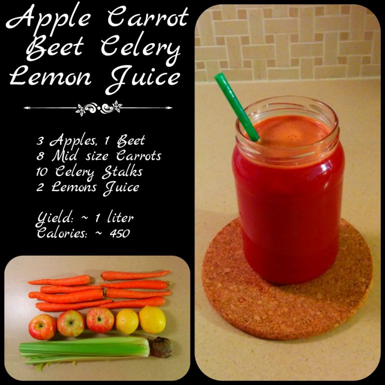Apple Carrot Beet Celery Lemon Juice Easily Raw